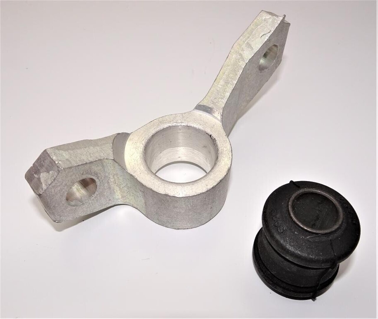 Lager met rubber bus