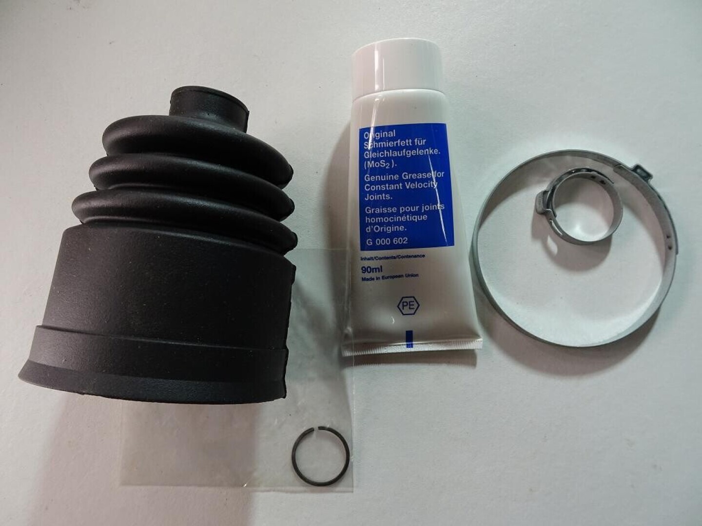 Hoes koppeling aandrijfas buiten