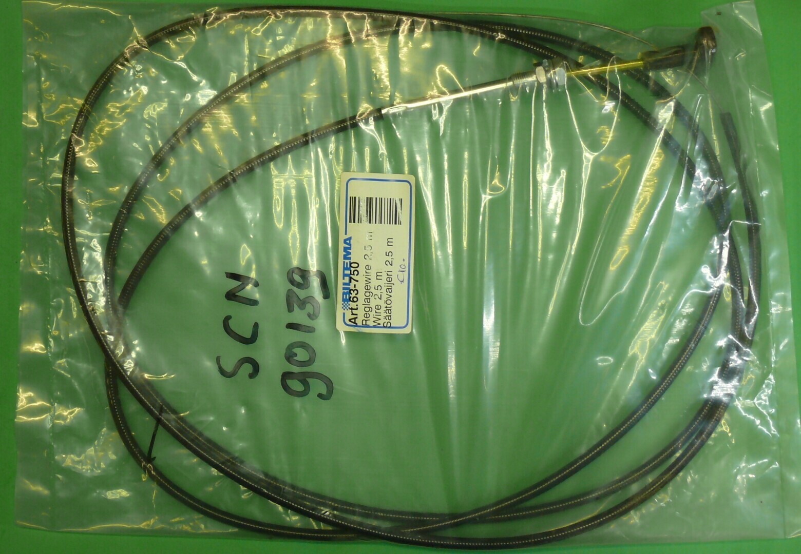 Choke kabel 2.50 meter  Biltema 63-750