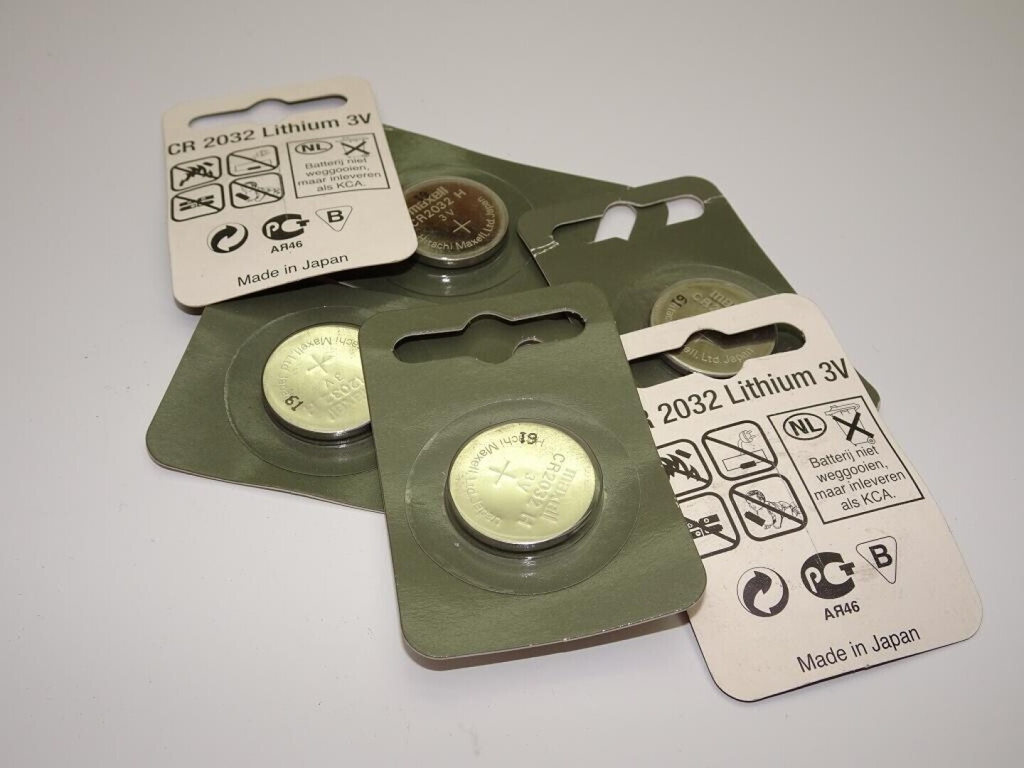 Batterij CR2032 afstandbediening